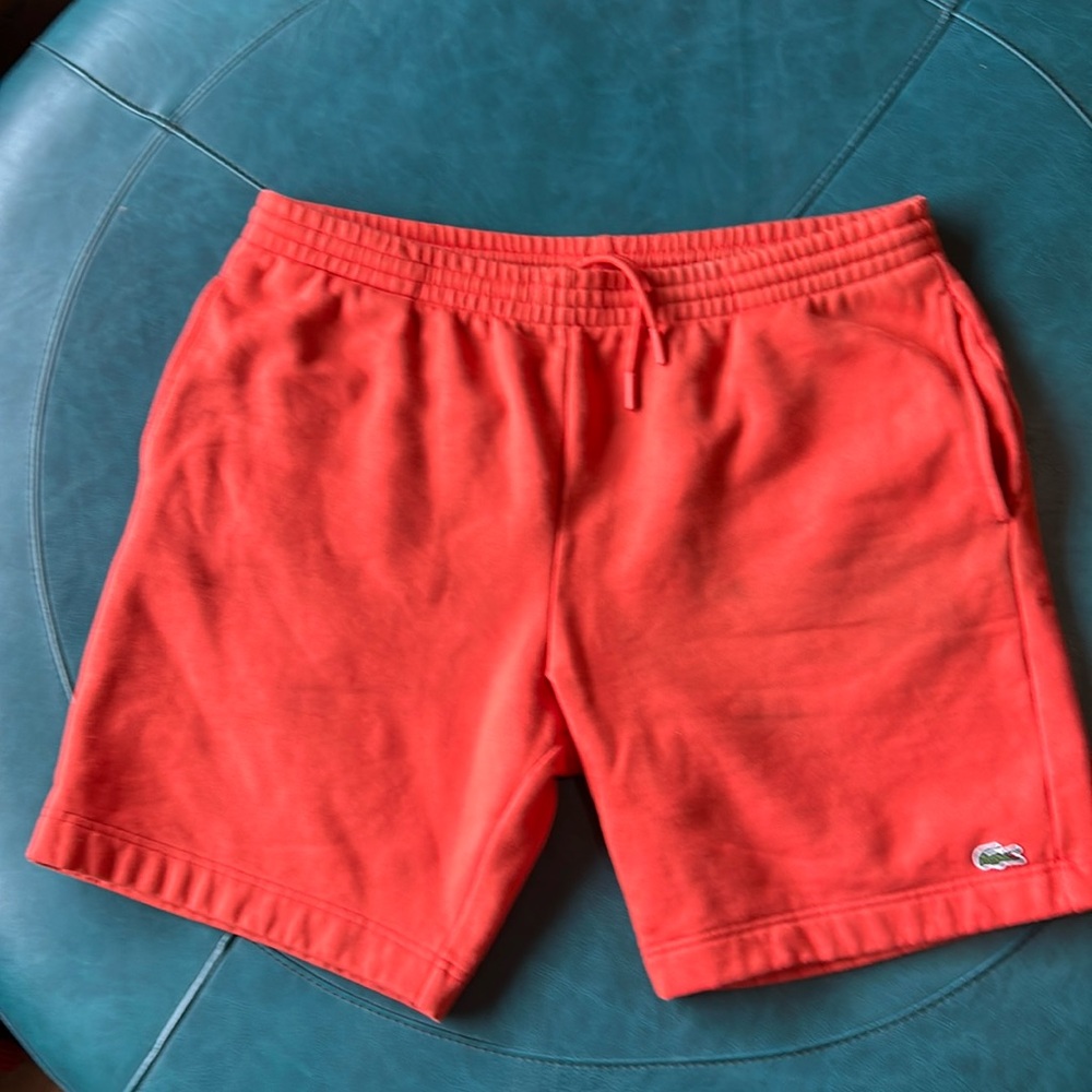 Men’s Lacoste sweat shorts
